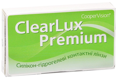 Контактные линзы ClearLux Premium (3 шт) диоптрия +1
