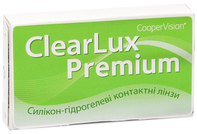 Контактні лінзи ClearLux Premium (3 шт) діоптрію -1.25