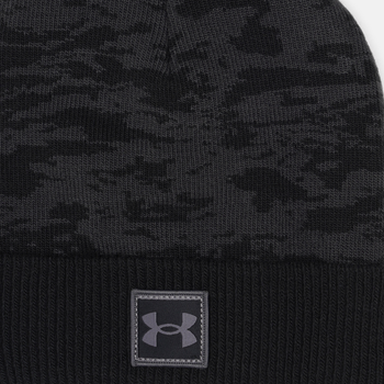 Чоловіча чорна шапка UA Halftime Fleece Pom Under Armour OSFM