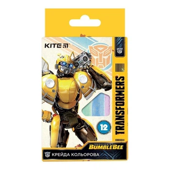 Мел цветной 12 шт. TF19-075 KITE