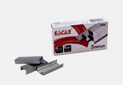 Скобы металические для степлера 1008 24/6 (1000шт/п) Eagle