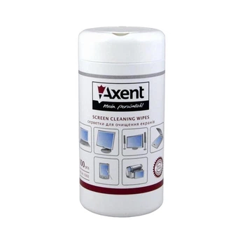 Салфетки для экранов и TFT 100 штук 5302 Axent