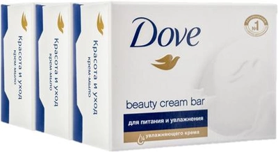 Набор крем-мыла Dove Красота и уход 135 г х 3 шт (4820172324331)
