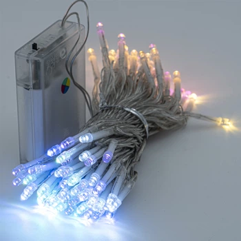 Декоративна гірлянда BERGER 2107-B-100 Multicolor 100 LED Різнокольоровий 10 м 1 режим 3 x AA