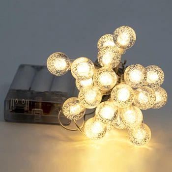Декоративна гірлянда BERGER 2114-B-20 Warm 20 LED Теплий 3 м 1 режим 3 x AA