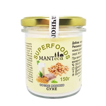 Молоко соєве сухе Manteca 150г