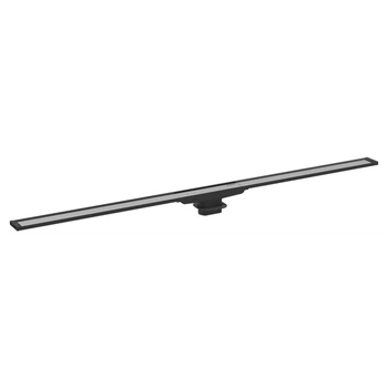 Дренажный канал обрезной 30-160 см Geberit CleanLine20, рамка чёрный металл/нержавеющая сталь (154.453.00.1)