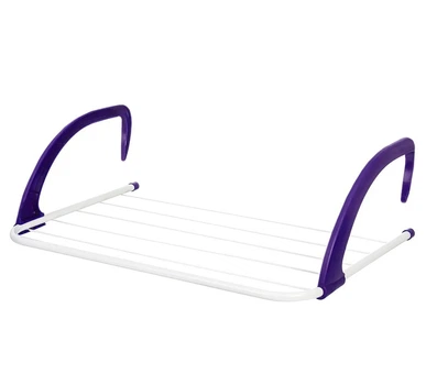Сушарка для білизни на батарею Fold Clothes Shelf TL00143-L 54х34 см Фіолетова, сушка для речей (VS7002577-2)