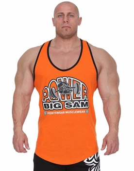 Майка спортивна Big Sam 2302 оранжева розмір 2XL