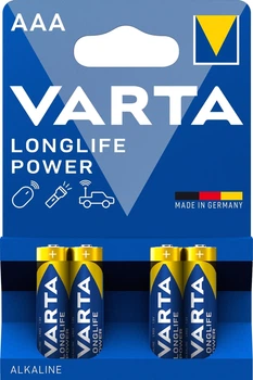 Baterie Varta Longlife Power AAA BLI 4 Alkaline (04903121414)
