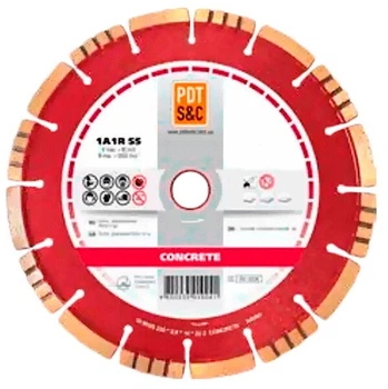 Алмазный круг по бетону PDT Concrete 1A1RSS C3 125х2,2х8х22,2 (830200CRTu)