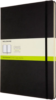 Записная книга Moleskine Classic 21 x 29.7 см без линовки Черная (8053853602824)