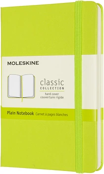 Записная книга Moleskine Classic 9 x 14 см 192 страницы без линовки Лимонная (8056420850864)