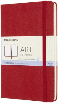 Скетчбук Moleskine Art 11.5 х 18 см 104 страницы без линовки Красный (8053853603111)