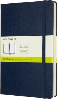 Записная книга Moleskine Classic Expanded 13 х 21 см 400 страниц без линовки Сапфир (8053853606242)