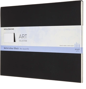 Блок акварельных листов Moleskine Art 19 х 25 см 20 страниц без линовки Черный (8053853603241)