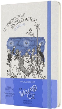 Записная книга Moleskine Wizard of OZ 13 х 21 см 240 страниц без линовки Синяя (8056420851274)