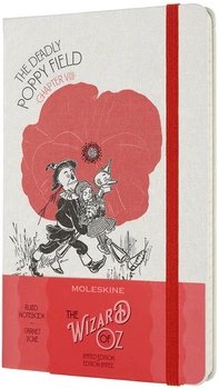 Записная книга Moleskine Wizard of OZ 13 х 21 см 240 страниц в линейку Красная (8056420851267)