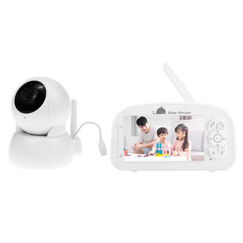 Беспроводная цифровая видеоняня Baby Monitor с 5.0 дюймовый экраном высокого разрешения