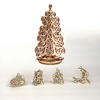 Новогодний набор Ugears Елочка и Фиджет Рождественники