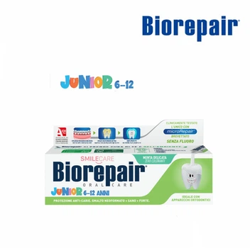 Дитяча зубна паста BIOREPAIR Junior Джуніор від 6-12 років 75 мл (03026)