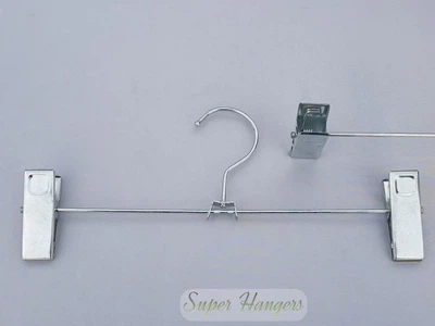 Набор 10 шт плечики Hanger 30 см металлические хромированные металл для брюк и юбок