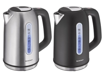 Сталевий чайник регулюванням температури SilverCrest SWKD 2400 B2 з кроком 5 °C!!! (Вироблено у Німеччині)