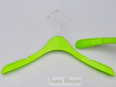 Детские плечики вешалки Hanger TZ8802 31 см салатовые пластмассовые