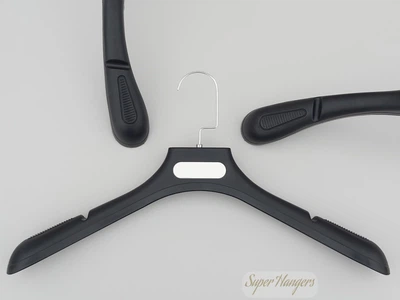 Плечики вешалки Hanger PUF45 45 см пластмассовые черного цвета
