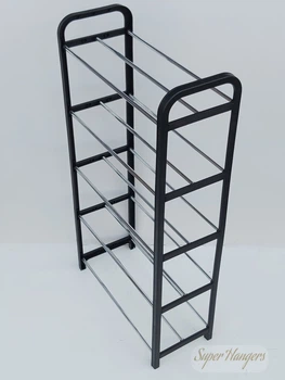 Полка для обуви Shoe Rack BNP5 черного цвета на 5 ярусов