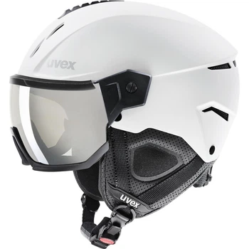 Шолом UVEX Instinct Visor (р. 56-58) White-Black Mat для лиж та сноуборду (2022)