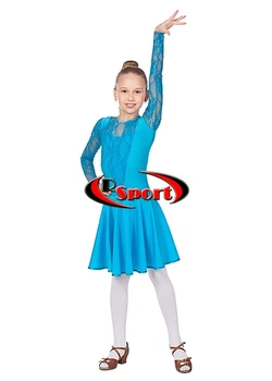 Платье рейтинговое бейсик RSport GM070041 64 (122-128см) Бирюзовый