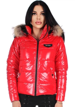 Куртка жіноча Krutyakov GLOSS CLASSIC L червоний 2113527