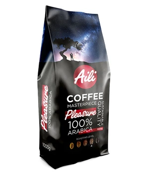 Кофе зерновой "100% ARABICA. Pleasure" Aili, 1000 г