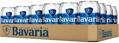 Упаковка пива Bavaria Premium светлое фильтрованное 5% 0.33 л x 24 шт (8714800001304)