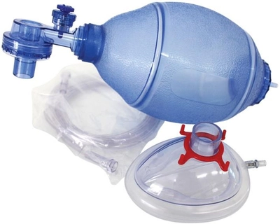Мішок дихальний GreetMed GT012-300С реанімаційний типу Амбу (ПВХ), дитячий