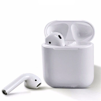 Беспроводные блютуз наушники i12 TWS с боксом для зарядки White (au044)