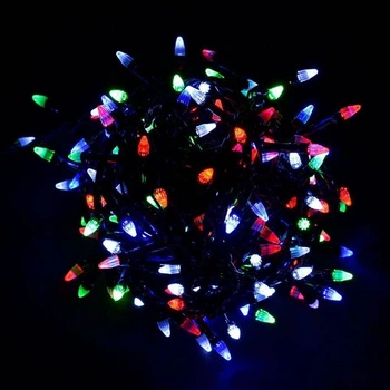 Гирлянда конус 100 LED, 6 метров, мульти цвет 1210-01