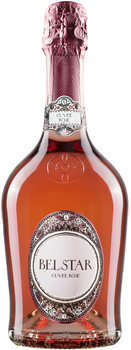 Вино ігристе Belstar Cuvee Spumante DOC рожеве сухе 0.75 л 11% (8053251820028)