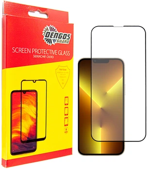 Защитное стекло DENGOS для смартфона Apple iPhone 13 Black (TGFG-SD-04)