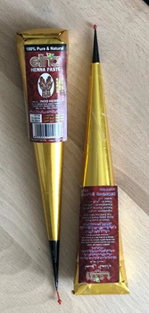 Хна Aasha Herbals для мехенді у конусі Класична Elina 100 г