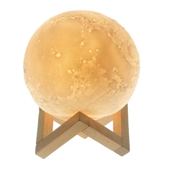 Светильник ночник Луна UFT Magic 3D Moon Touch Control 11 см на подставке