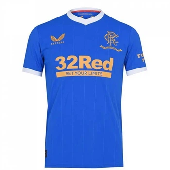 Футболка Castore Rangers Home Shirt 2021 2022 Blue, XL (50) (11440465)