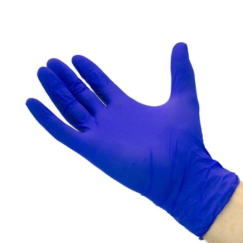 Перчатки Нитриловые Неопудренные MERCATOR MEDICAL Синие S (100шт)