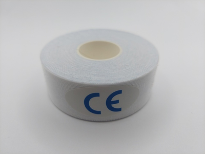 Кінезіо тейп Kinesiology tape 2,5 см х 5 м білий