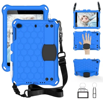 Чехол STR EVA Apple iPad mini 5 детский с ремнём и подставкой Blue