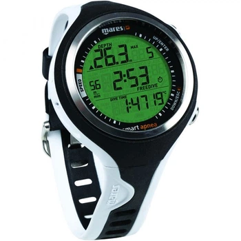 Декомпрессиметр для подводной охоты Mares Smart Apnea (чёрно-белый) (424153.BKWH)