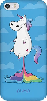 Чехол-накладка PUMP Tender Touch Case for iPhone 5/5s/SE Soaring Unicorn