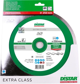 Круг алмазный отрезной Distar Granite 1A1R 250 x 25.4 Сплошной (11120034019)