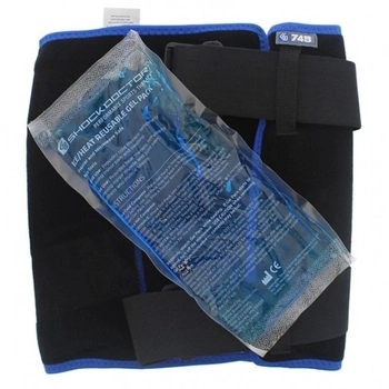 Многоразовые охлаждающие гелевые пакеты (5 шт) с бандажем Shock Doctor Large Wrap